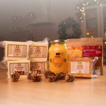 Великий набір - масло Гхі 1 літр + сири панір і суміші спецій для паніру і борщу