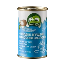 Солодке згущене кокосове молоко Nature’s Charm 200 г