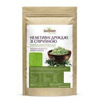 Неактивні дріжджі з спіруліною (пластівці) Здорово, 100 г