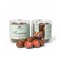 Полуниця сублімована у молочному шоколаді Aurum Chocolate, 100 г